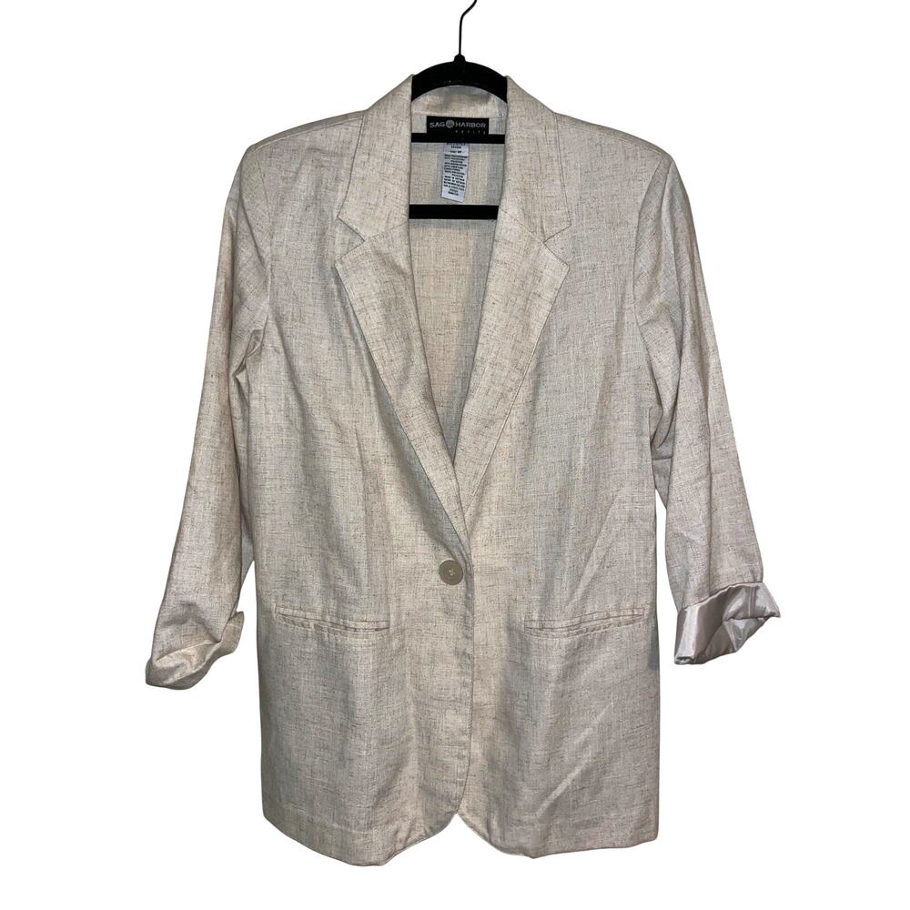 Vintage Linen Blazer